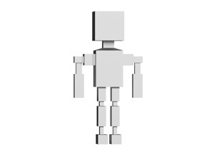 low poly robot