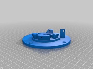 InMoov robot Arm modified to click a Tally Counter - version 2 with join fingers