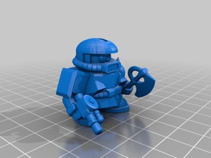 Chibi Zaku II SD Gundam Gunpla