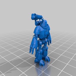 Kastelan Robot - admech - tm - low poly