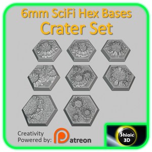 Hex Base - Crater Set