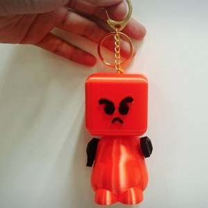 3D ROBOT KEYCHAIN (ANGRY)