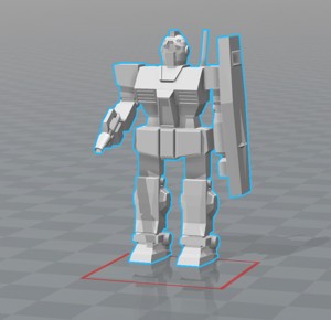 GM - GRUNT MAN FROM REALISTIC ROBOT SERIES IN BATTLETECH SCALE