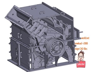 industrial 3D model Impact crusher