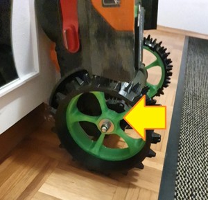 Worx Landroid Robot S500 i Upgrade 2. Back Wheels 2.1  RIM