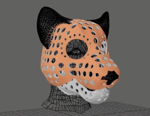Fursuit- or puppet-head base - version 53 - lion