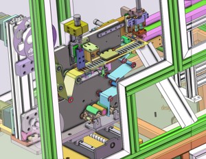 industrial 3D model TYG automatic labeling machine