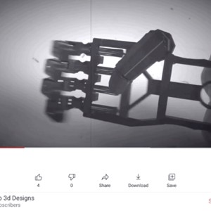 ROBOTIC HAND (PRINT IN PLACE TOY)