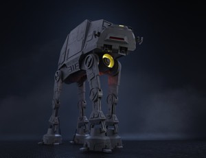 AT-AT The Galactic Armored Transport  game-ready