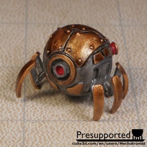 SPIDER BALL CLOCKWORK ROBOT MINIATURE ARTIFICER CONSTRUCT FOR TABLETOP GAMES