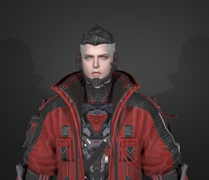 cyberpunk fighter