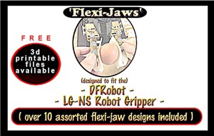 Flexi-Jaws to fit  LG NS Robot Gripper