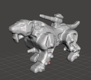 SABER TIGER GASHAPON PVC PLASTIC FIGURE TOY MINI MODEL SCIFI