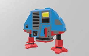 Multi-Material Silent Running Drone 1 Dewey