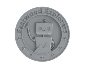 Eastwood Explorers Robot Medallion