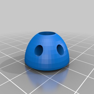 Hub for spare side brush for vacuum robot