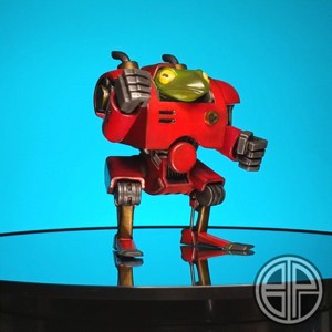 ROBOT SUIT FROG FIGURE