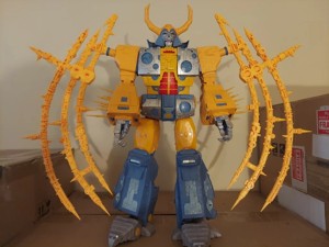 TRANSFORMERS HASLAB UNICRON SEPARATE WING RINGS IN ROBOT MODE SPLIT VERSION