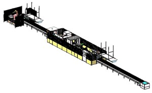 Pull riveting test packing integrated assembly line equipment