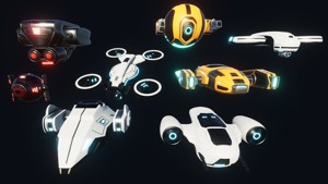 Sci Fi Robot Drone Pack