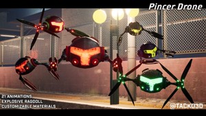 Pincer Drone - Customizable Drone