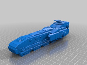 SciFi Vehicle - Aurochs-class Land Crawler - 6mm