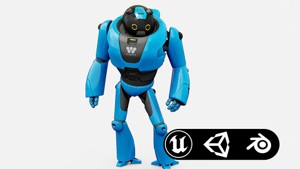 TOY BOT TILO Rigged for Unreal Engine - Unity - MIXAMO