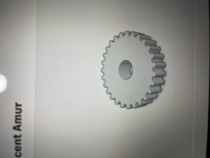 SHARK IQ FIRST DRIVE WHEEL 27 TEETH ( WILL NEED TO ADD A SET SCREW TO THE SHAFT )