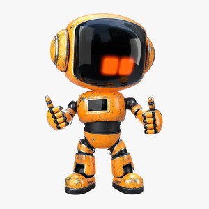 Cute Short Robot Eve-2