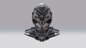 Sci-Fi Robotic Helmet 
