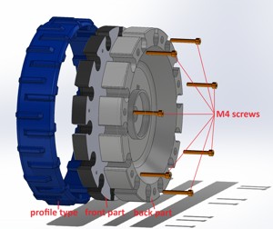 HUSQVARNA AUTOMOWER VARIO WHEEL