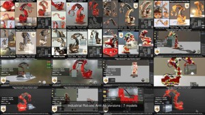 Industrial Robotic Arm All Versions