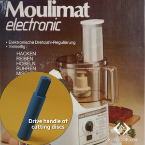 DRIVE HANDLE OF CUTTING DISCS MOULIMAT ELECTRONIC