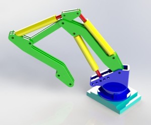 HYDRAULIC ROBOT ARM