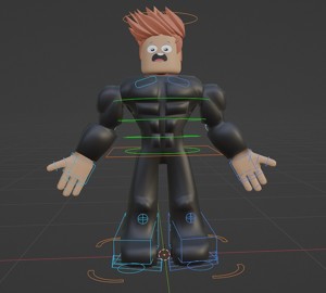 Roblox 3D character rigged expression