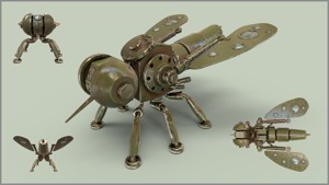 Stylized Robot Mosquito