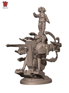 Gundam witch pilot seat 3D file