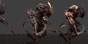 BIONIC SAMURAI LOW RES MODEL 3