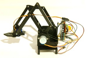 Stepper robot arm