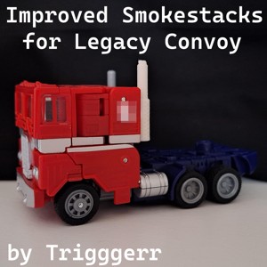 BETTER SMOKESTACKS FOR TRANSFORMERS LEGACY EVOLUTION G1 OPTIMUS PRIME / CONVOY