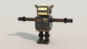 Electro-5X 3D Robotic Character Sci-Fi Futuristic