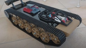 3d printed rc tank suspension robot chassis for tiger track