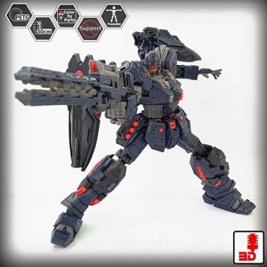 3DPrint ActionFigure GEIST based on RGM-96X JESTA