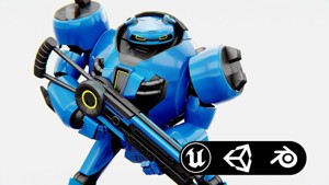 COMBAT DROID EREGON Rigged for Unreal Engine - Unity - MIXAMO 