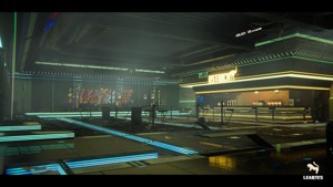 Cyberpunk Night Club Environment