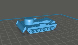 15MM HOSTILE ENVIRONMENT ROBOT BULLDOZER SCIFI