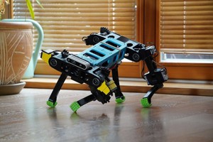 4-Legged Dog Robot with 12 Degrees of Freedom