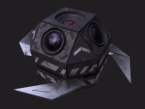 Drone robot hack and slash