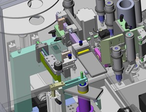 industrial 3D model phone case gluing machine