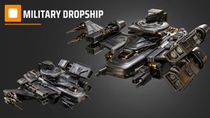 military dropship